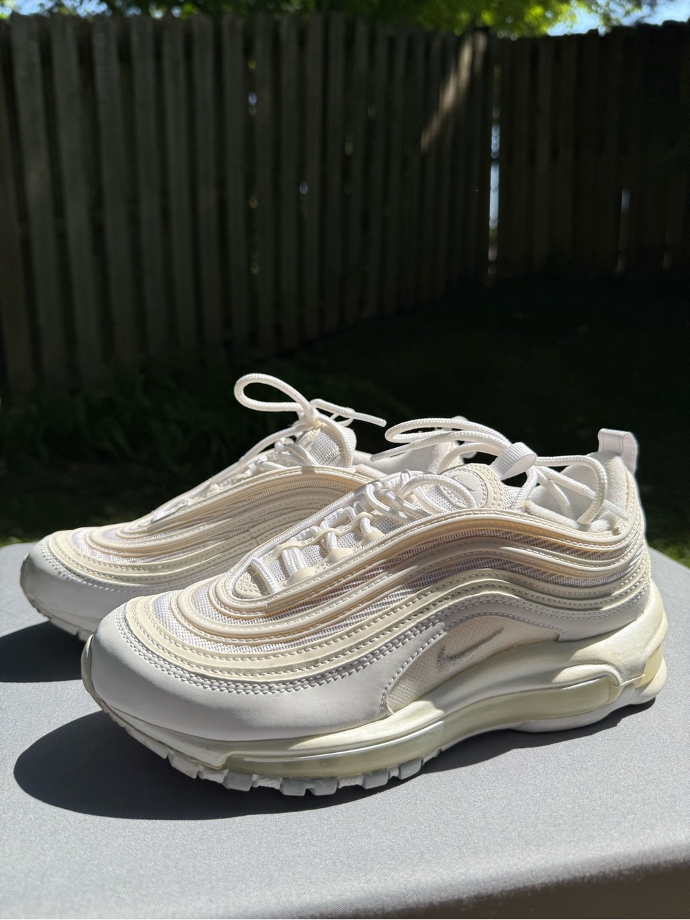 Nike Women’s Cream/White Air Max 97 Sneakers